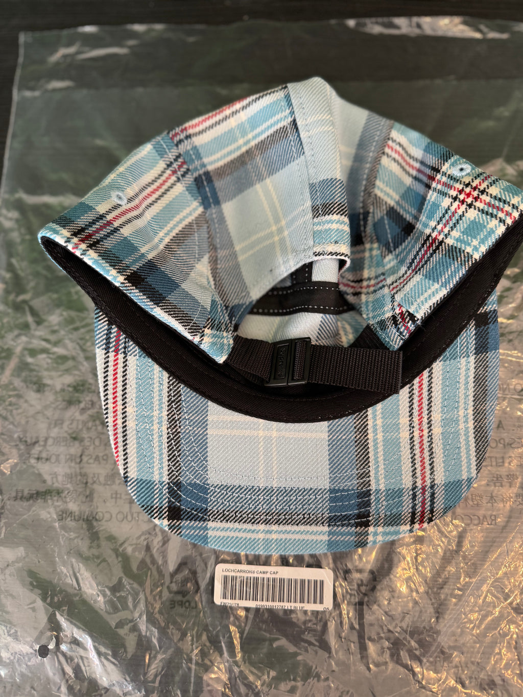 Supreme Lochcarron Camp Cap (FW25) Light Blue