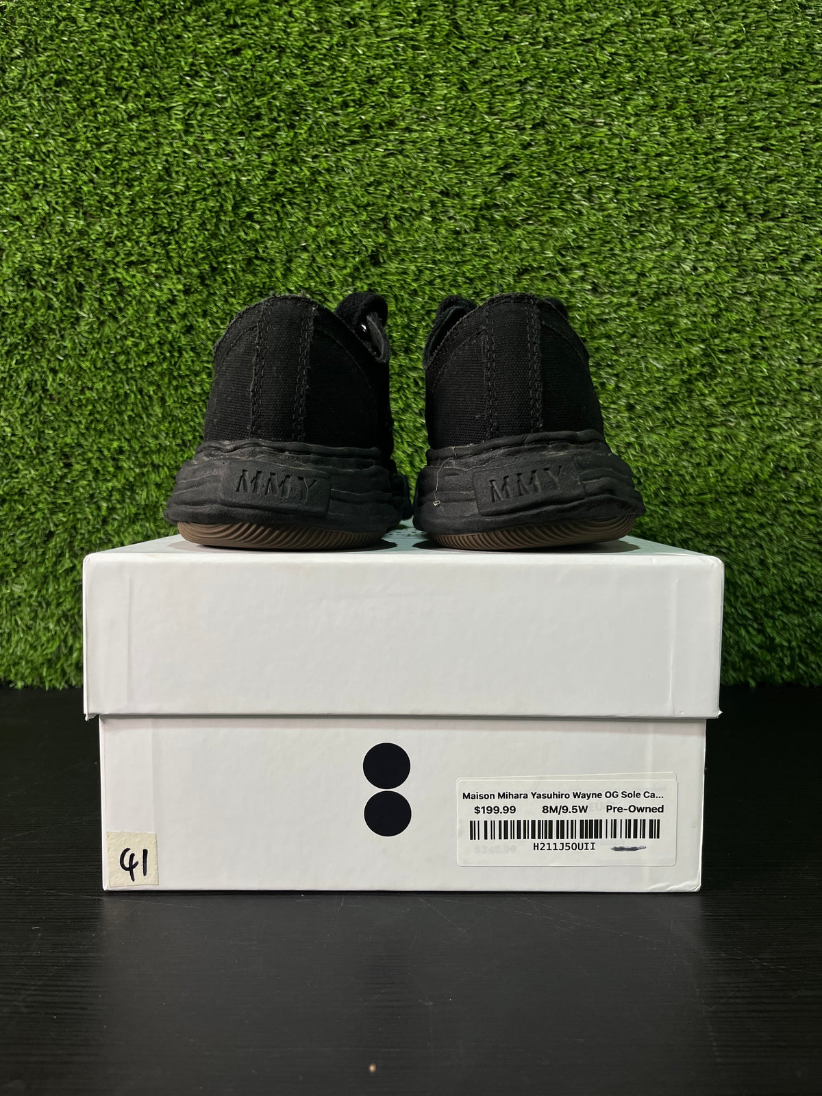 Maison Mihara Yasuhiro Wayne OG Sole Canvas Low Black
