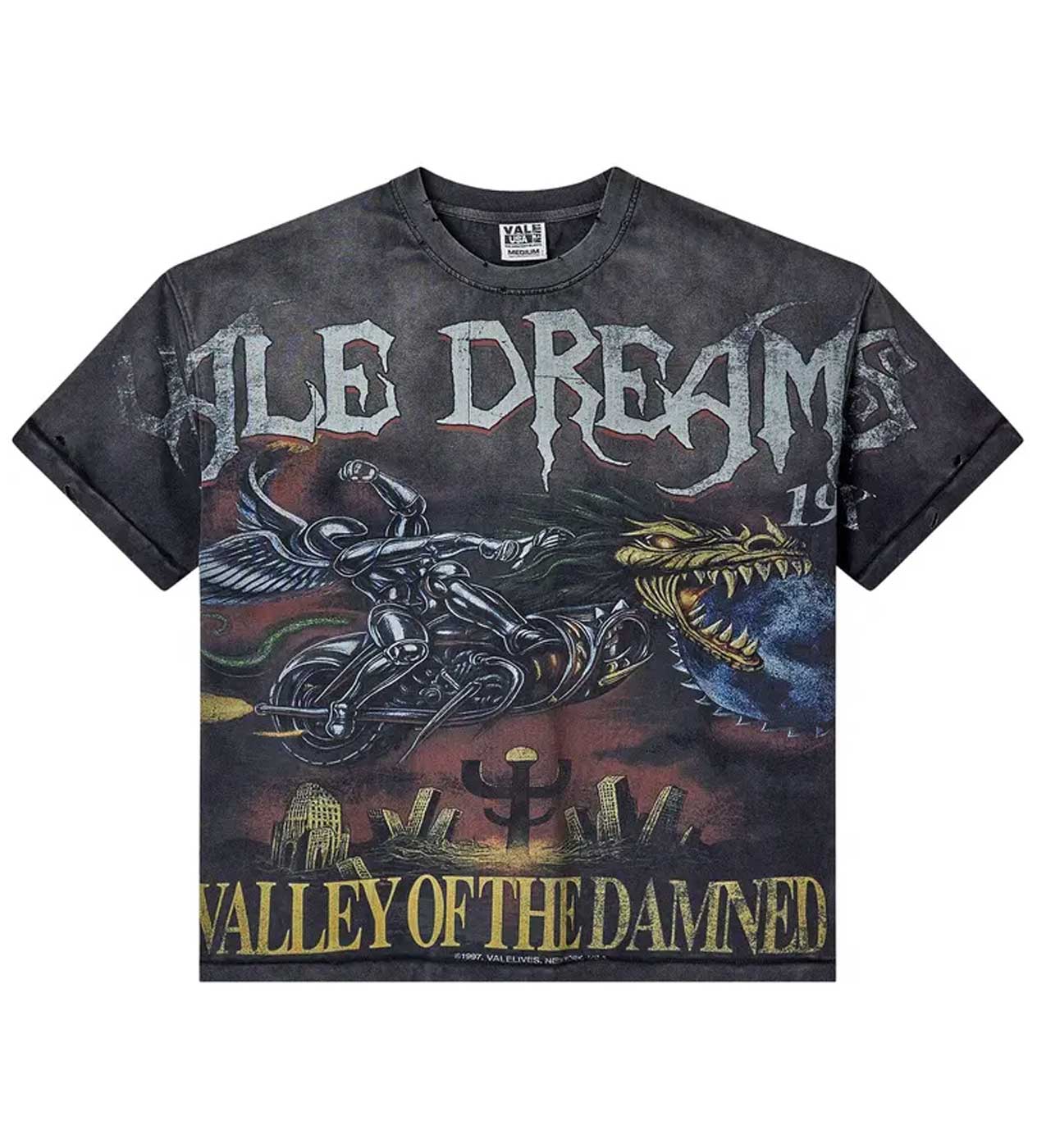 Vale Forever Ride the Dragon T-shirt Black