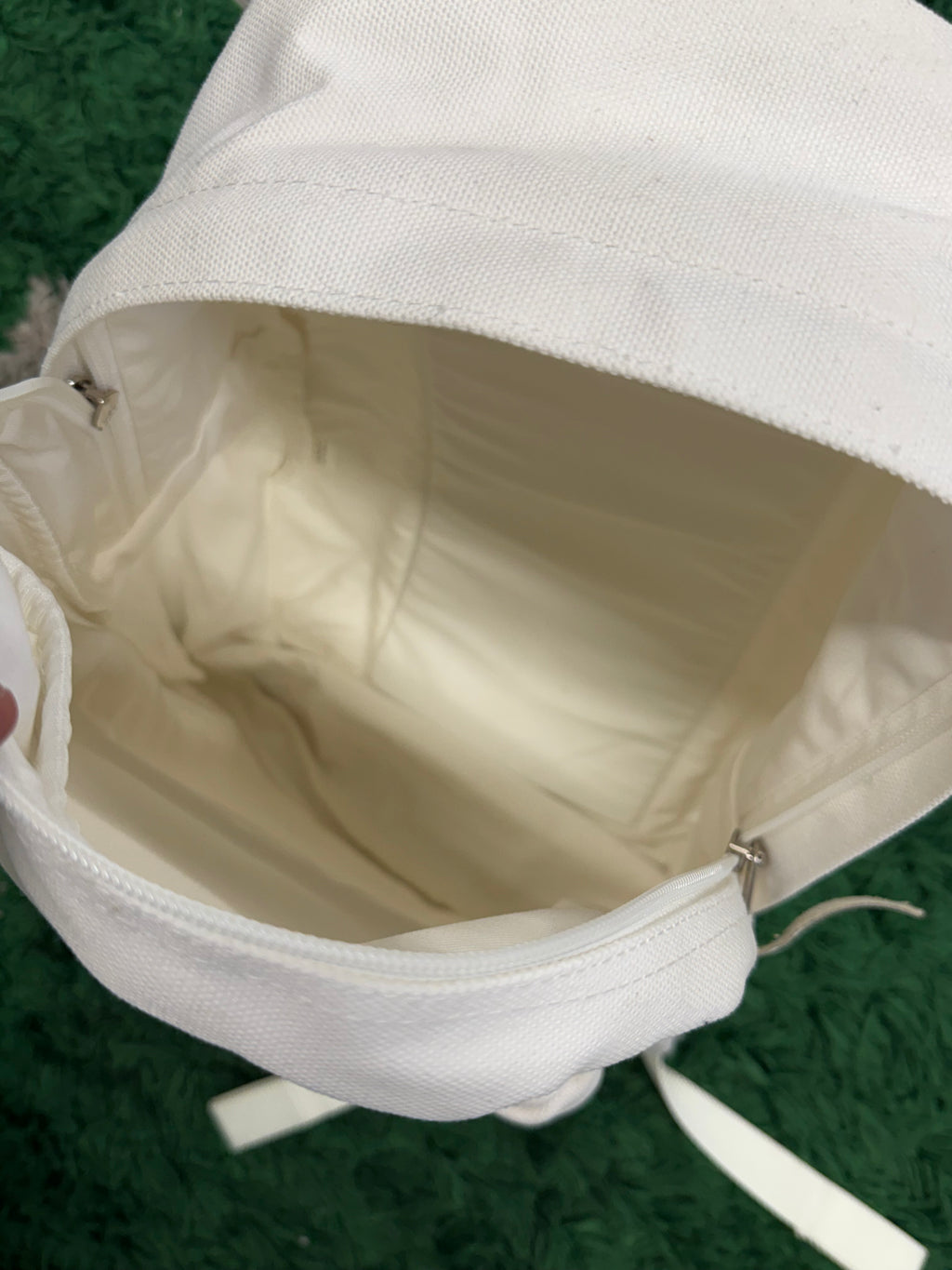Supreme Canvas Backpack White