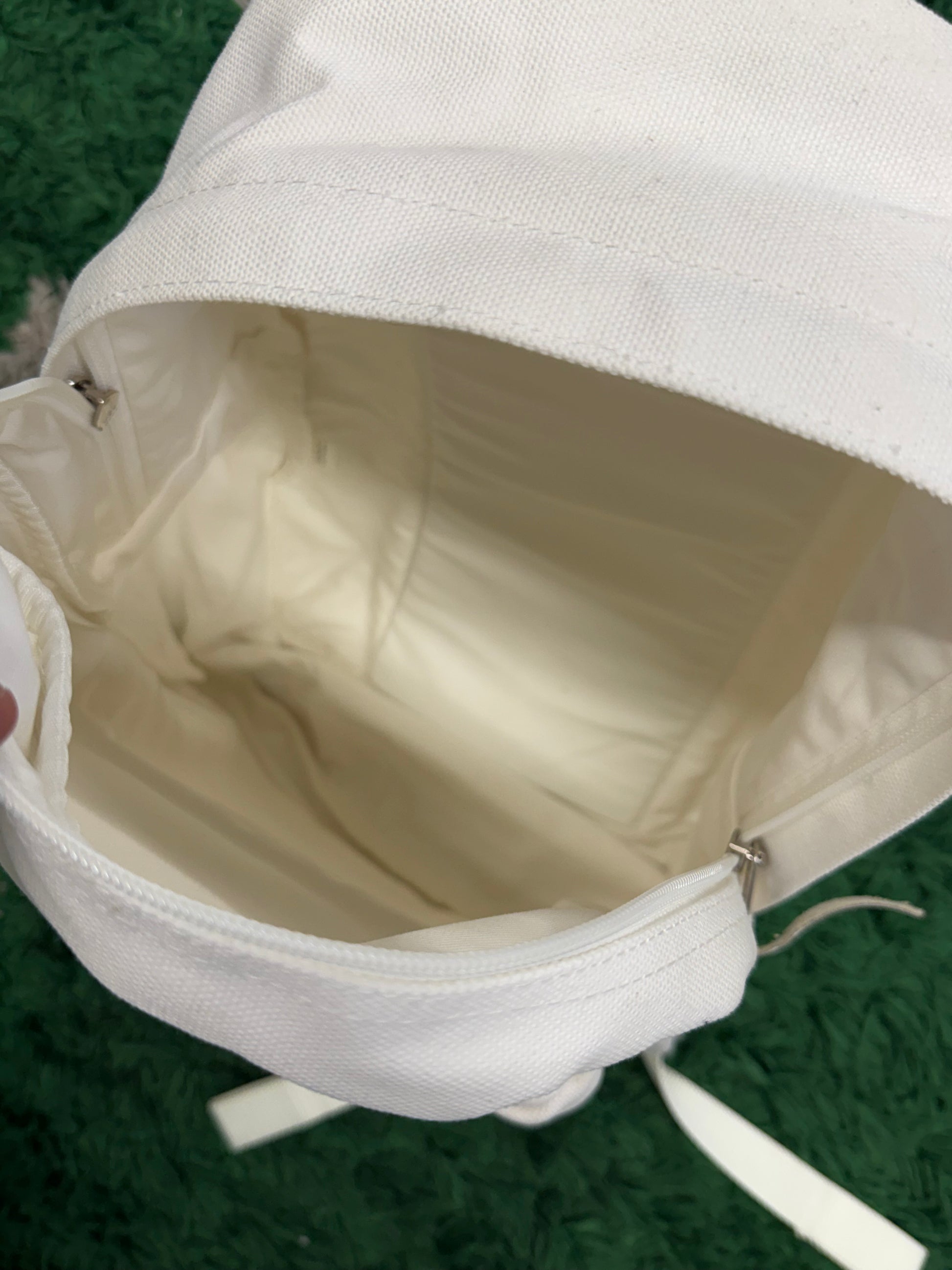 Supreme Canvas Backpack White