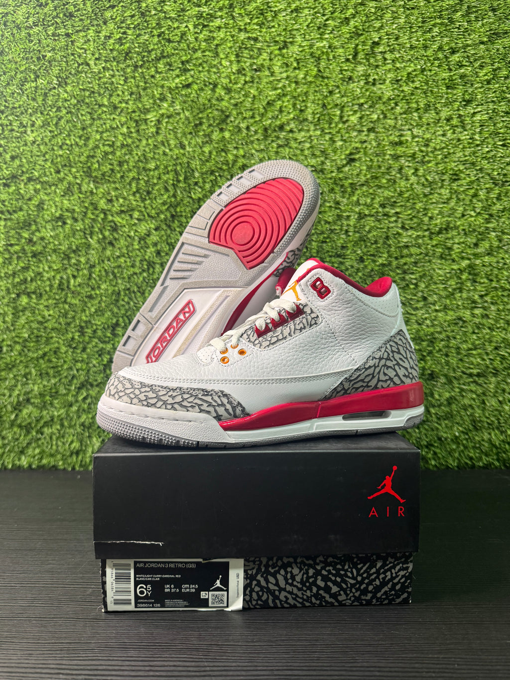 Jordan 3 Cardinal GS