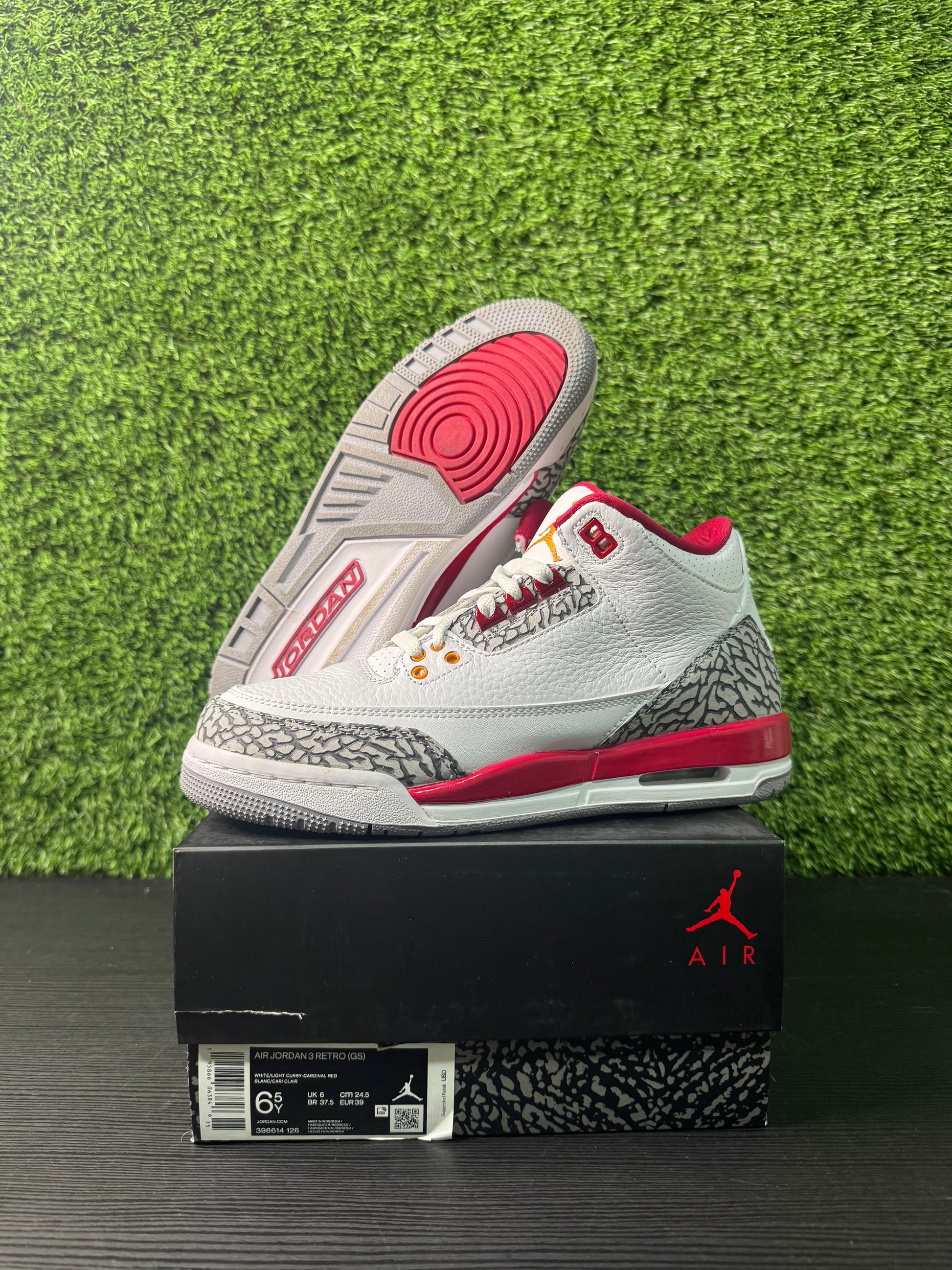 Jordan 3 Cardinal GS