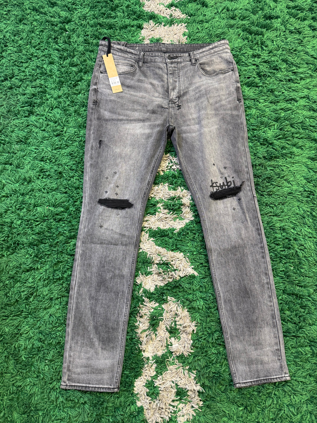 Ksubi black sinners distressed jeans