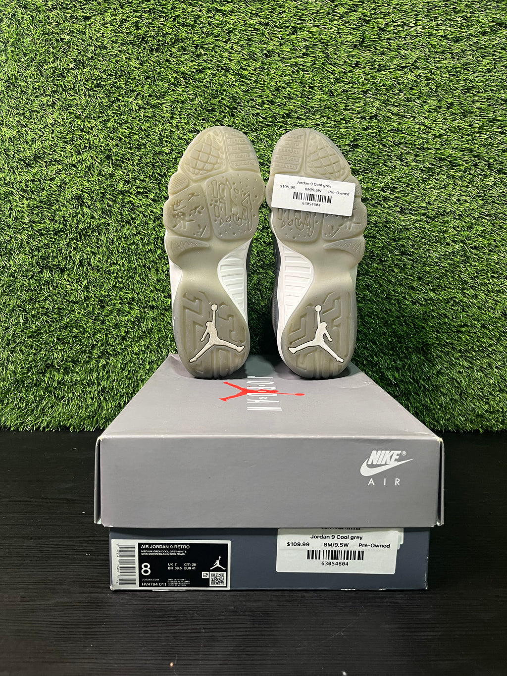 Jordan 9 Cool grey