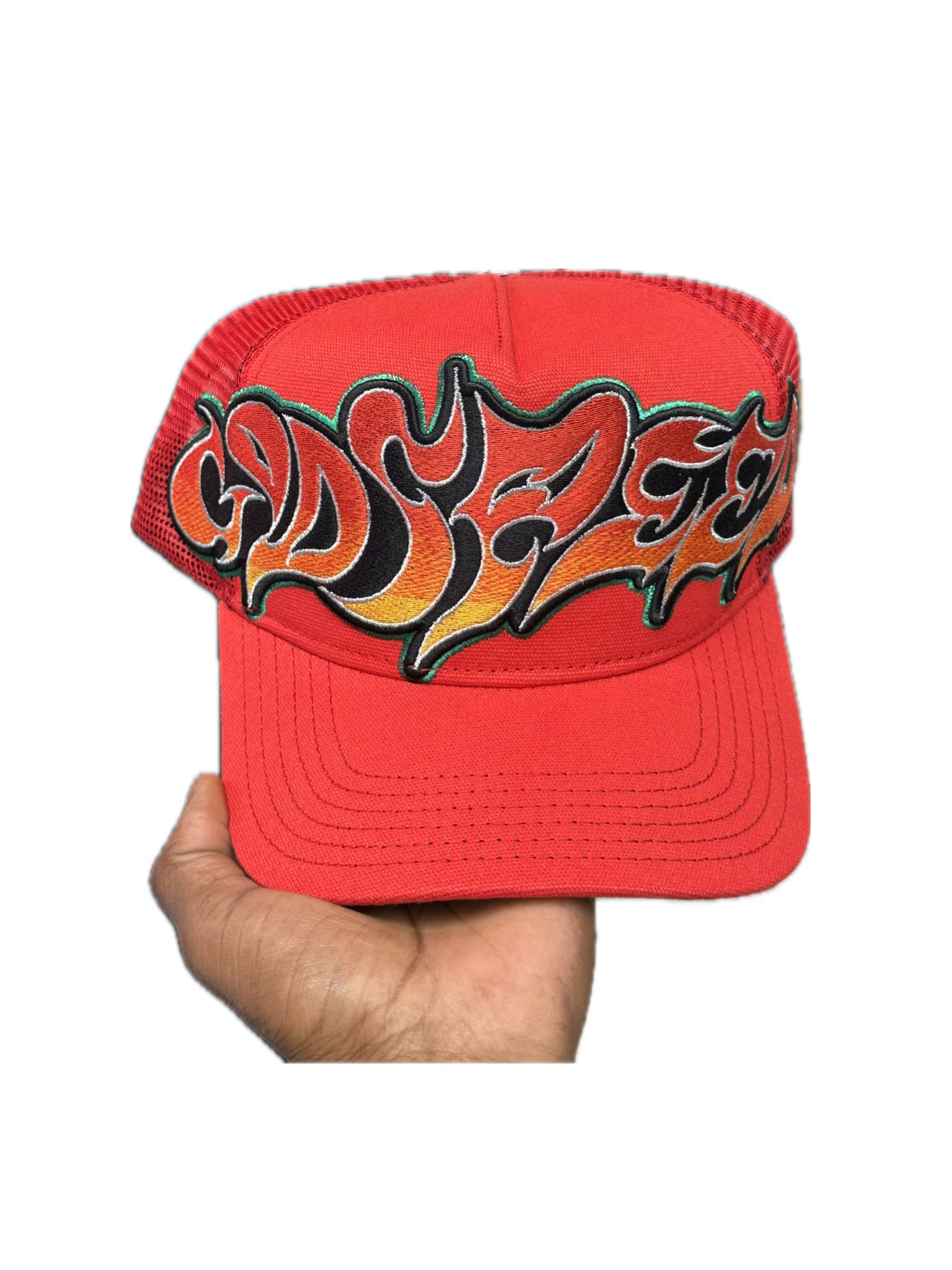 Godspeed Neo Trucker Hat Red/Yellow