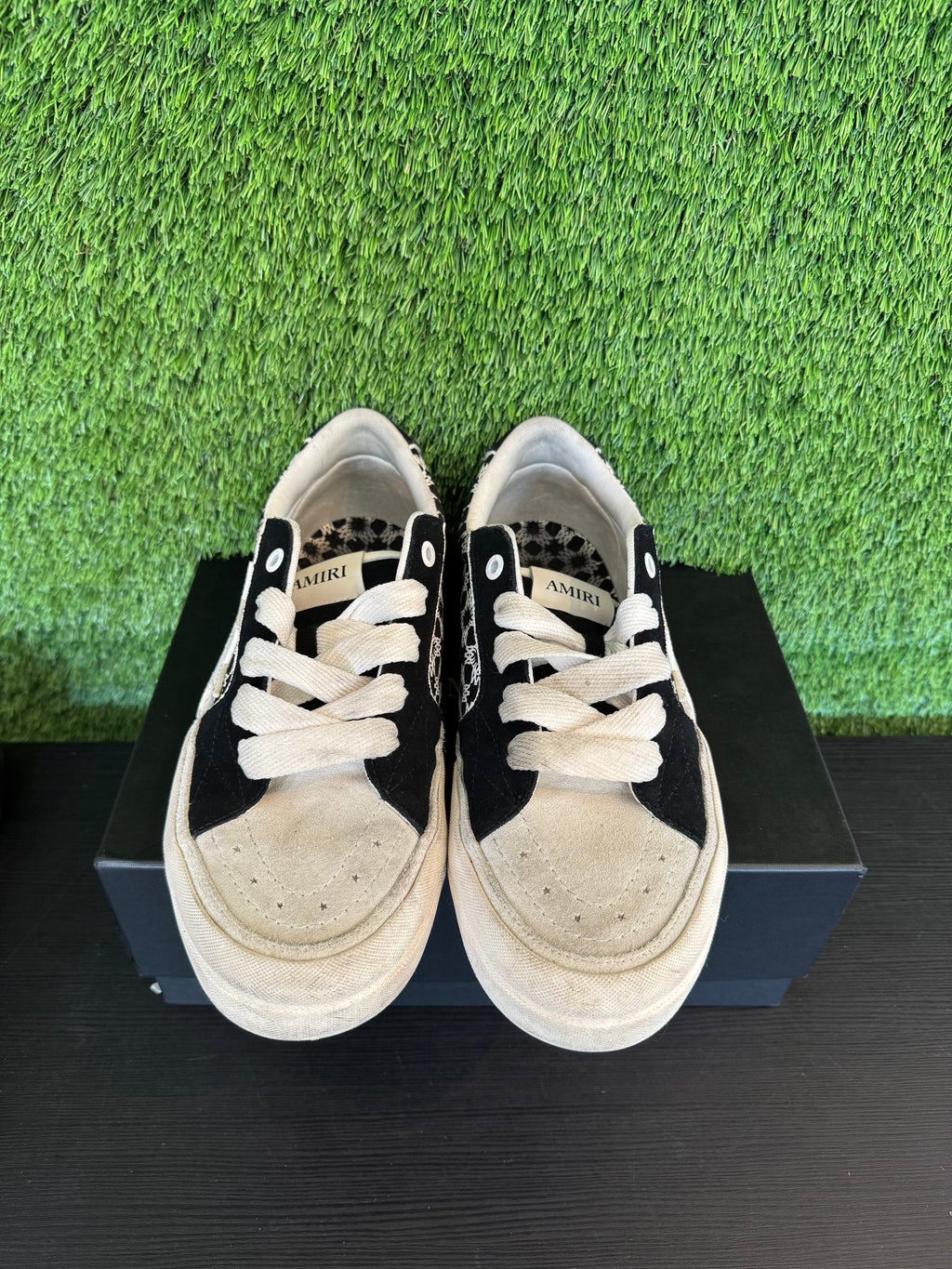 AMIRI Sunset Skate Low Birch Black