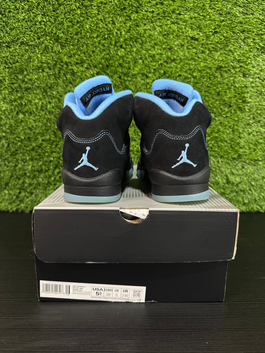 Jordan 5 Retro Black University Blue (2026) (GS)