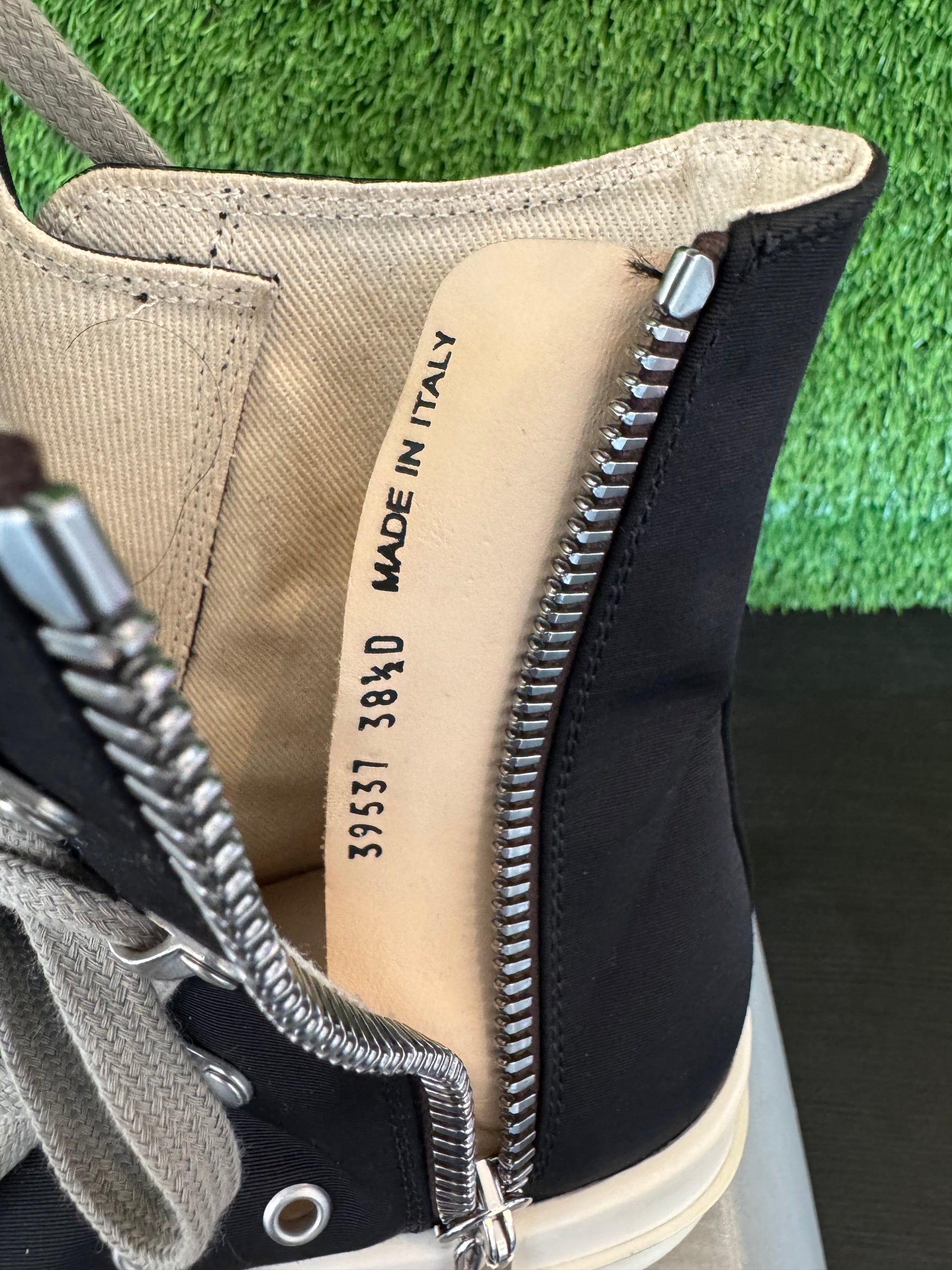 Rick Owens Lido DRKSHDW Hexa High Black/Milk