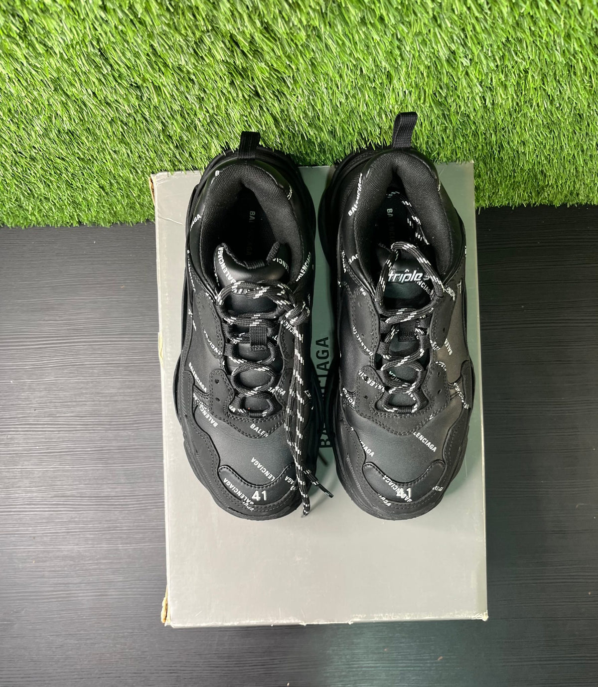 Balenciaga triple s sneaker all over logo