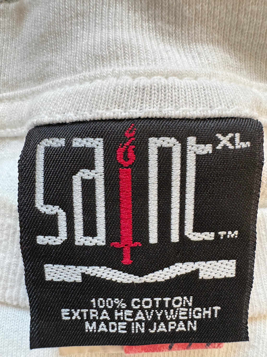 Saint Micheal red logo tee