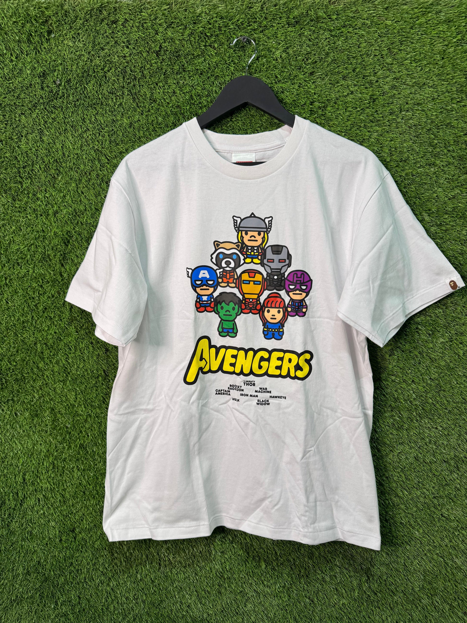 BAPE x Marvel Milo avengers Tee White