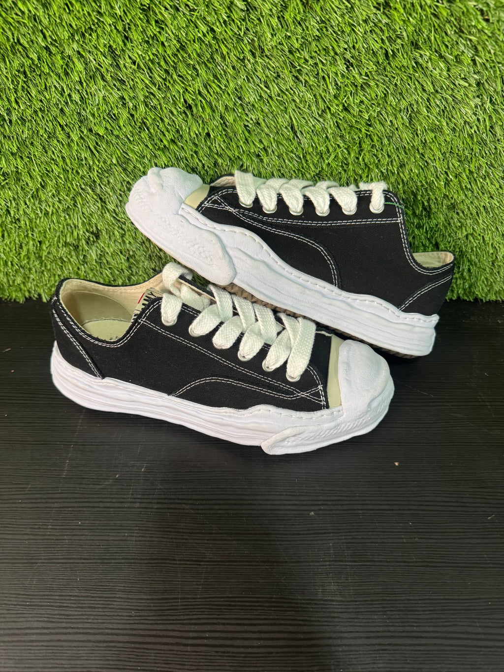 Maison Mihara Yasuhiro Hank OG Sole Canvas Low Black