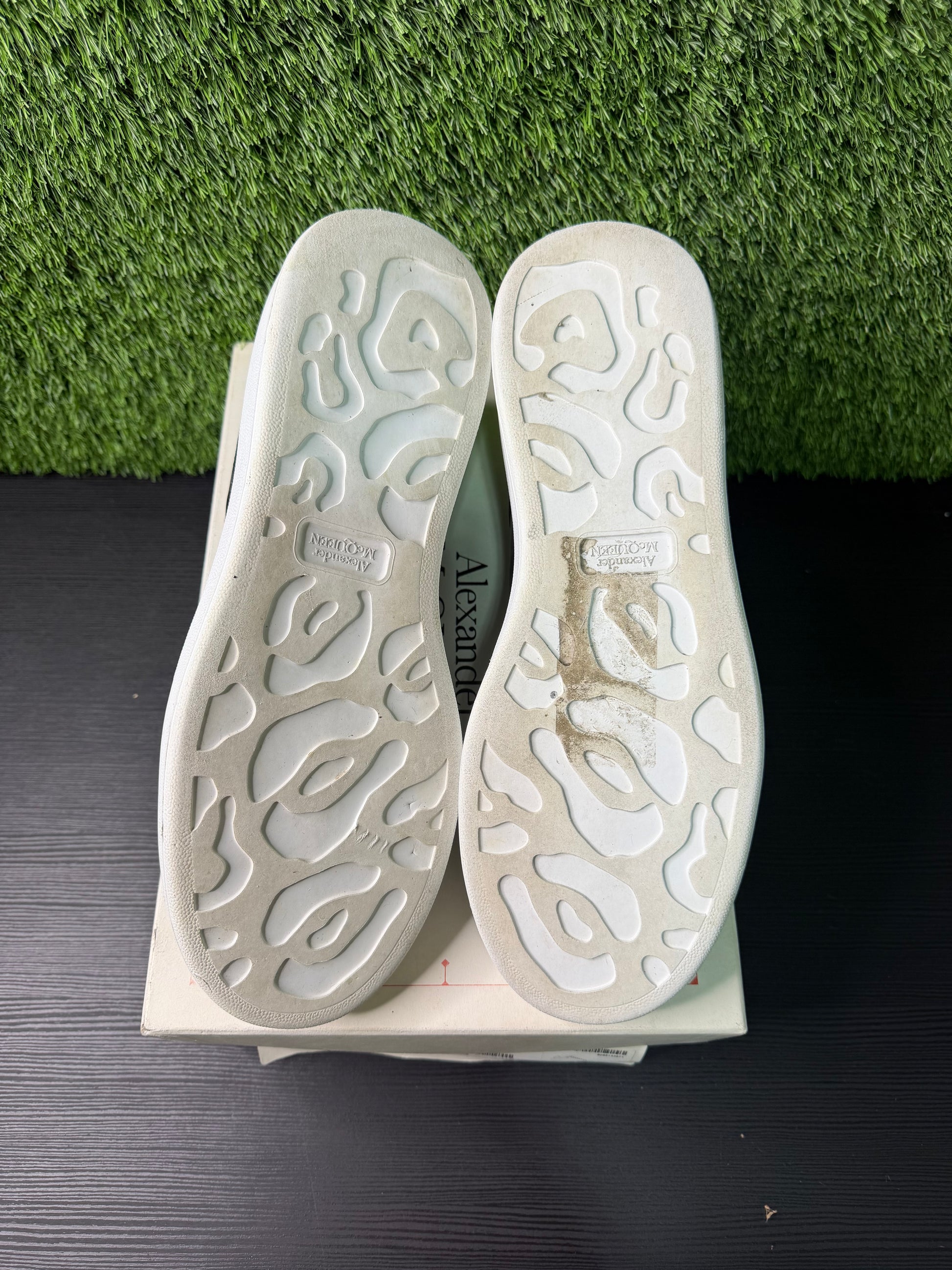 Alexander McQueen Oversized Black White Sole