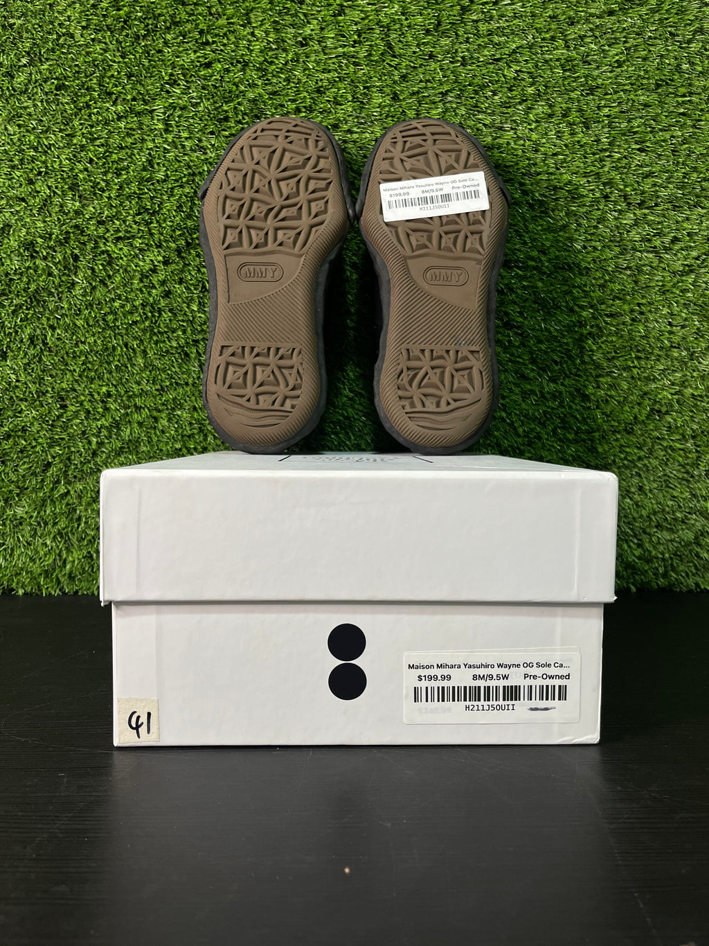 Maison Mihara Yasuhiro Wayne OG Sole Canvas Low Black