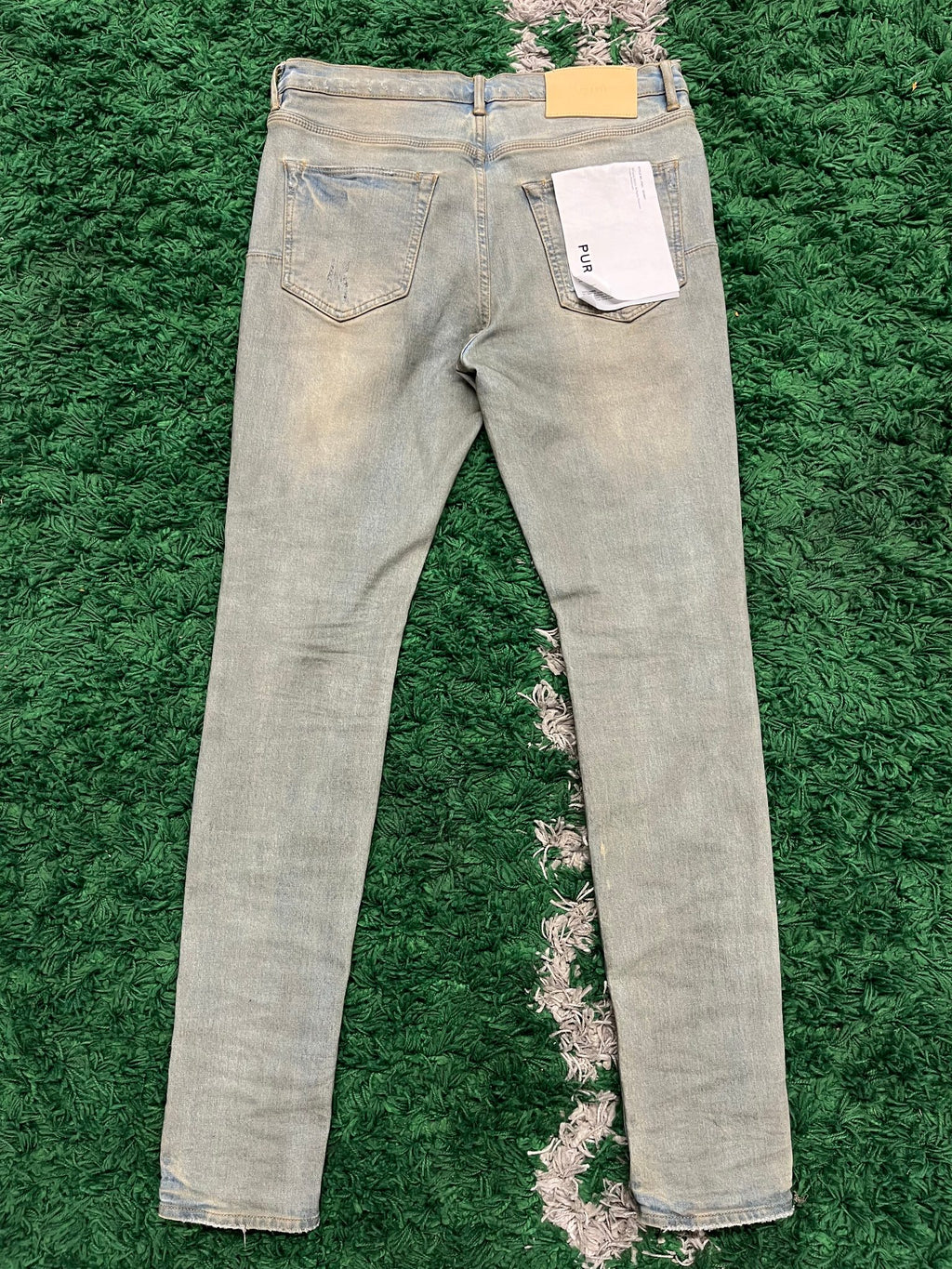 Purple jeans Vintage wash w/Tag