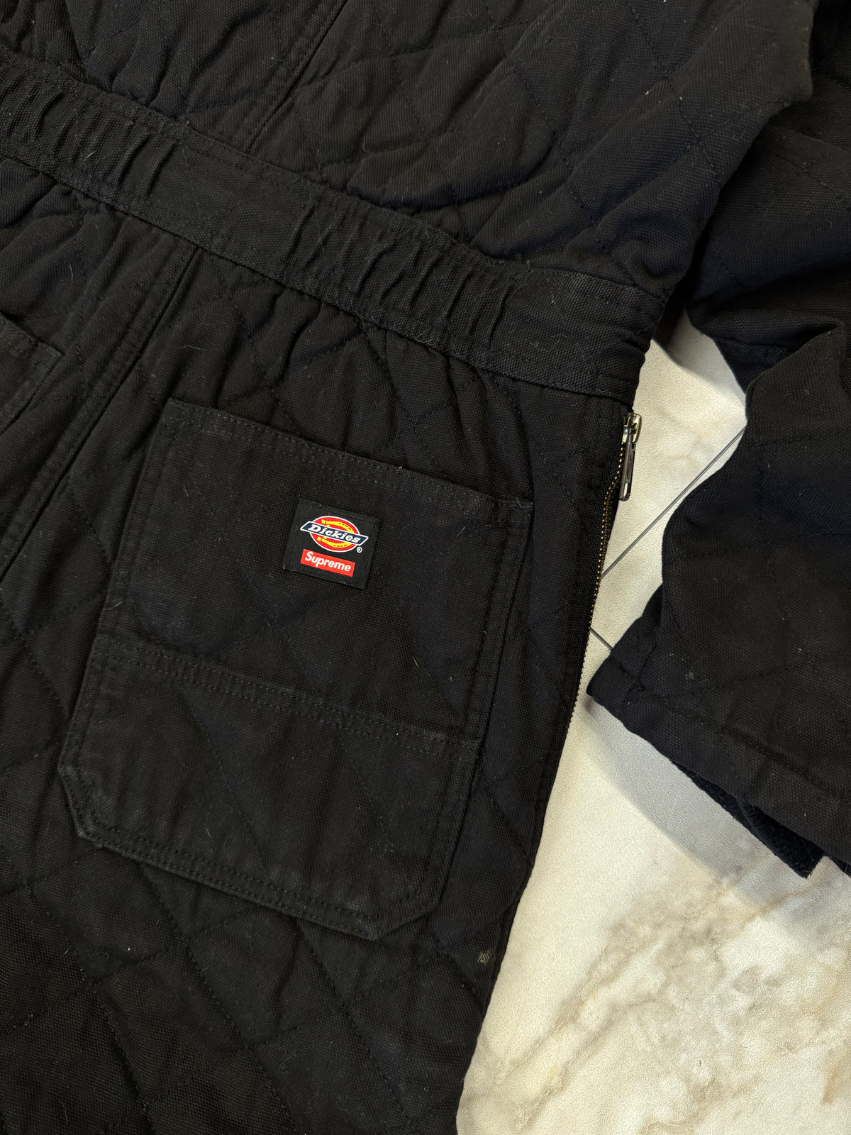 Supreme Dickies Quilted Denim Coverall Black
