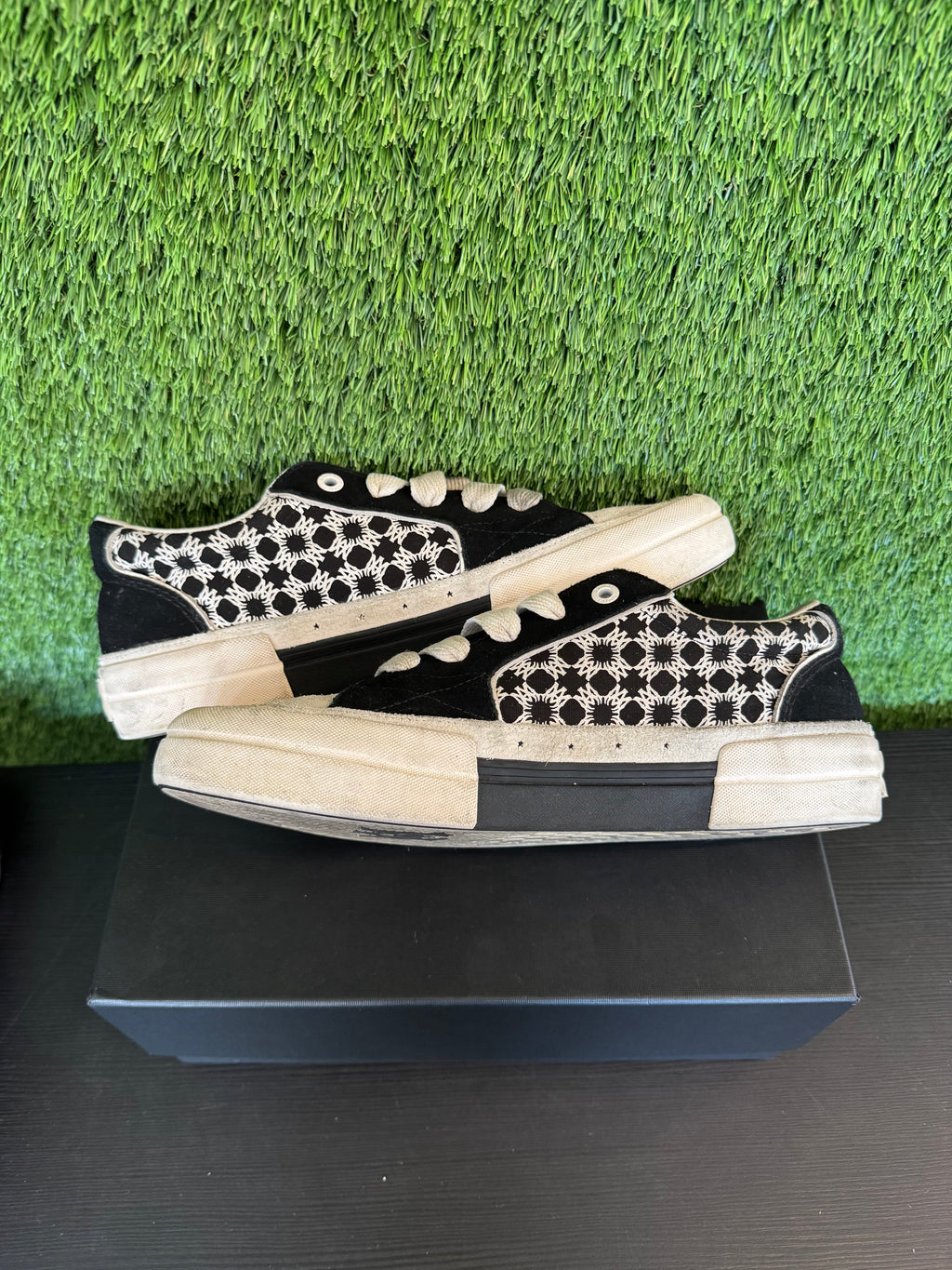 AMIRI Sunset Skate Low Birch Black