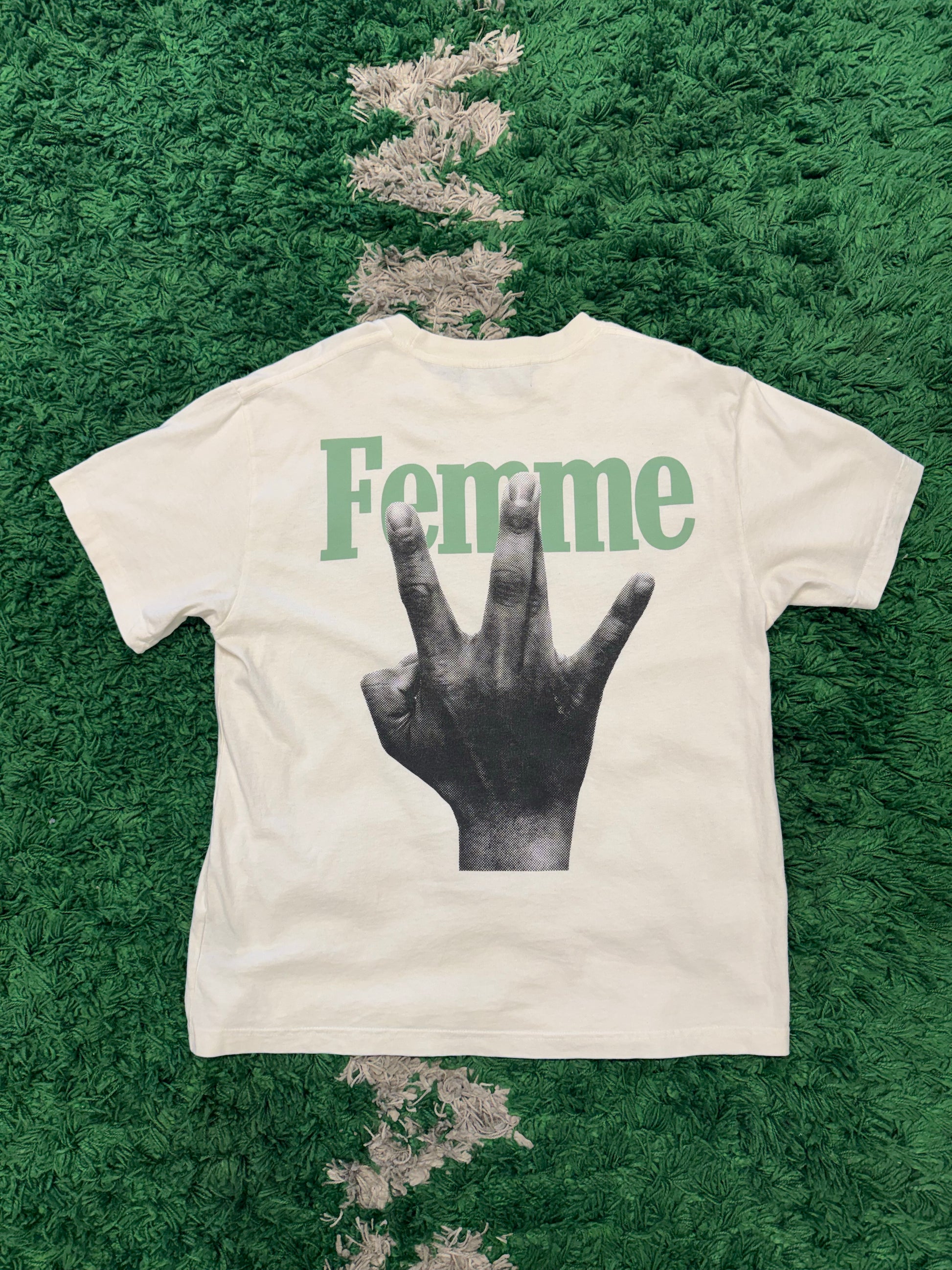 Homme femme west side green tee
