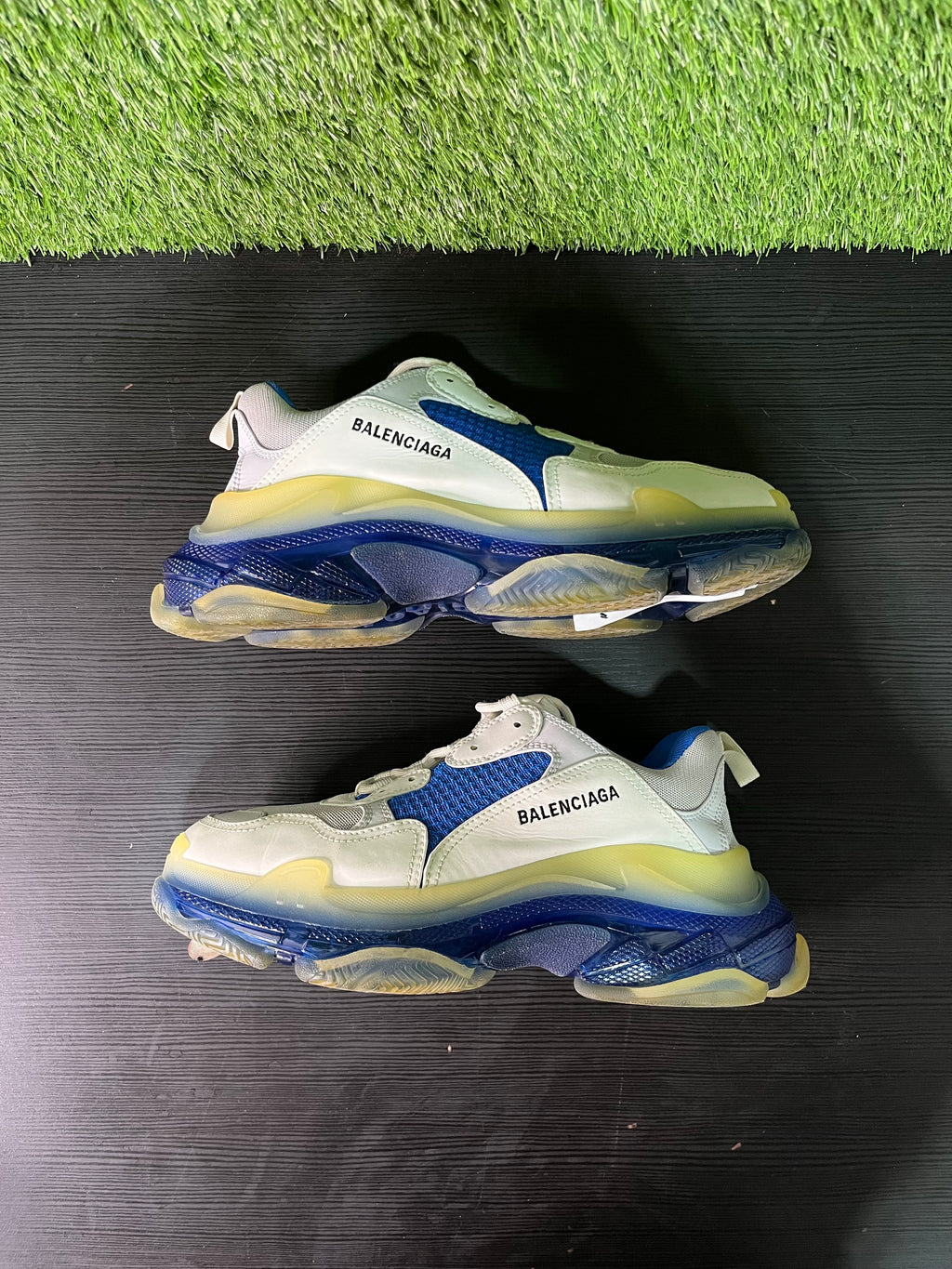 Balenciaga Triple S Sneaker White Blue