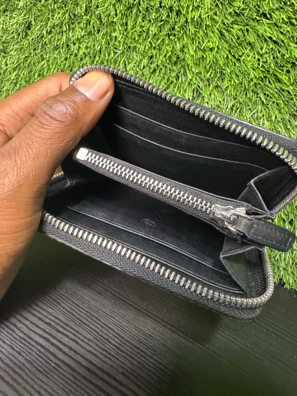 MCM black wallet