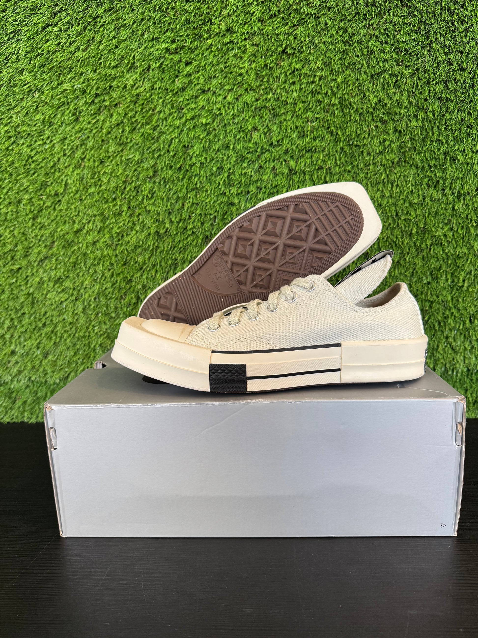 Converse TURBODRK Chuck Taylor All Star 70 Ox Rick Owens DRKSHDW White