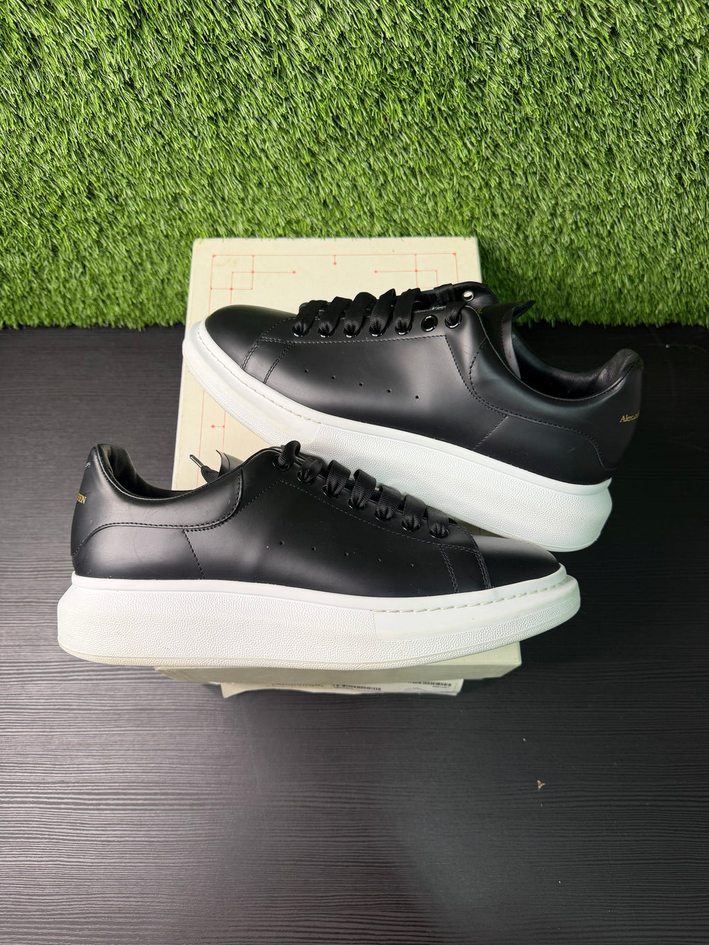 Alexander McQueen Oversized Black White Sole