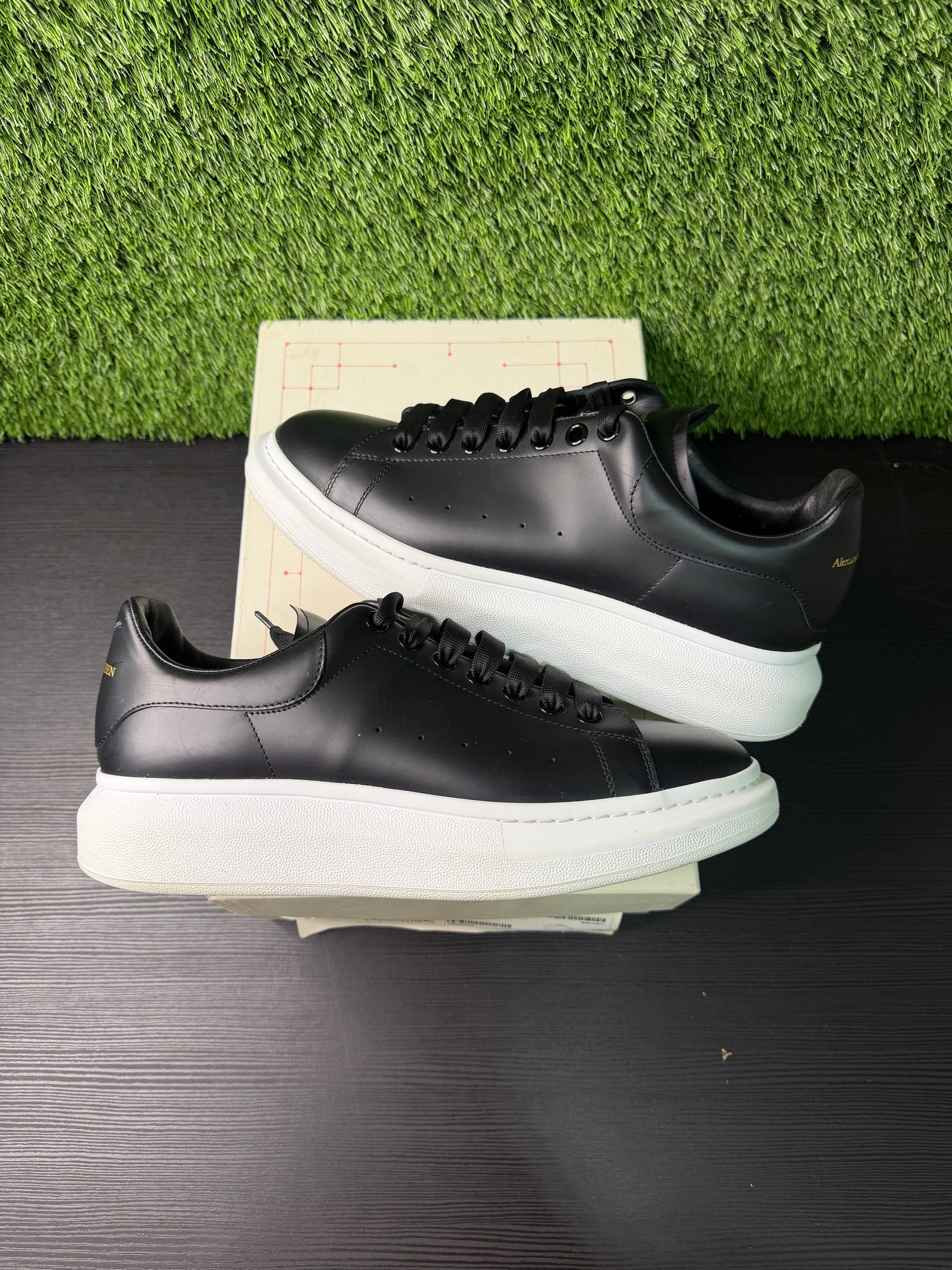 Alexander McQueen Oversized Black White Sole
