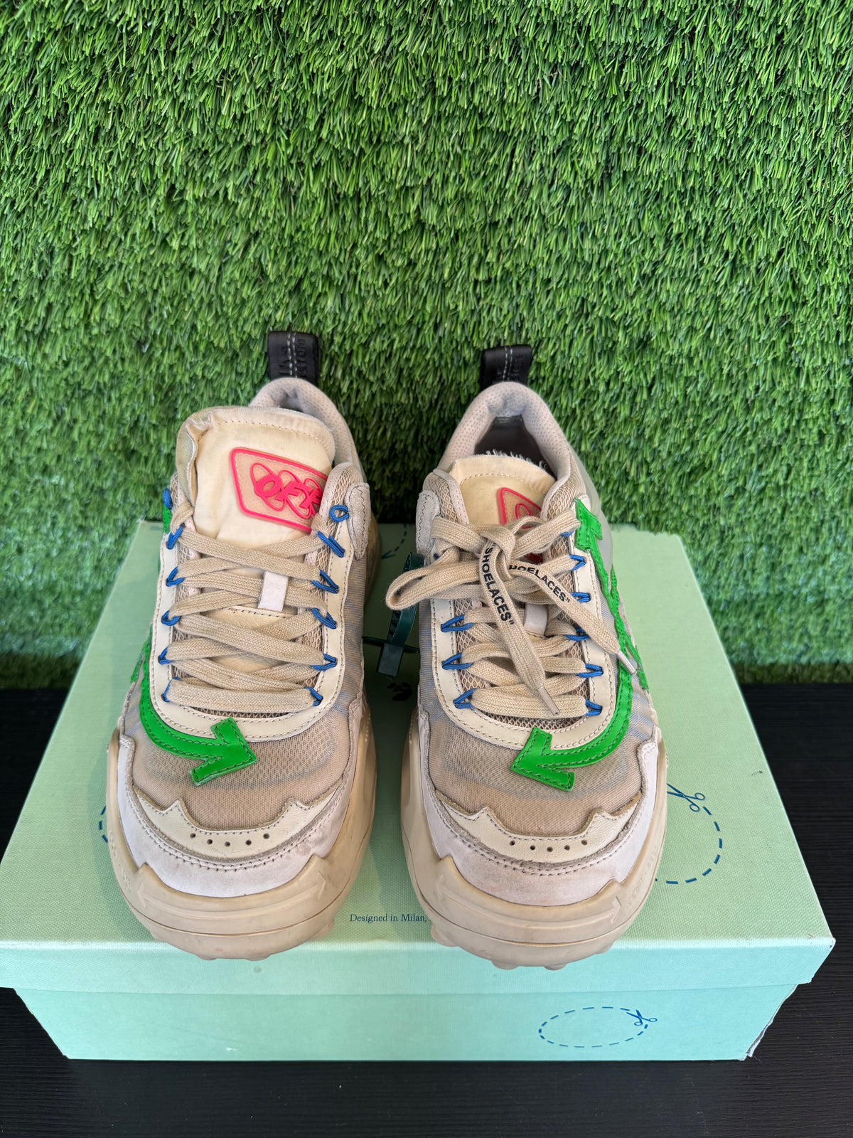 Off-White Odsy-1000 Beige Green