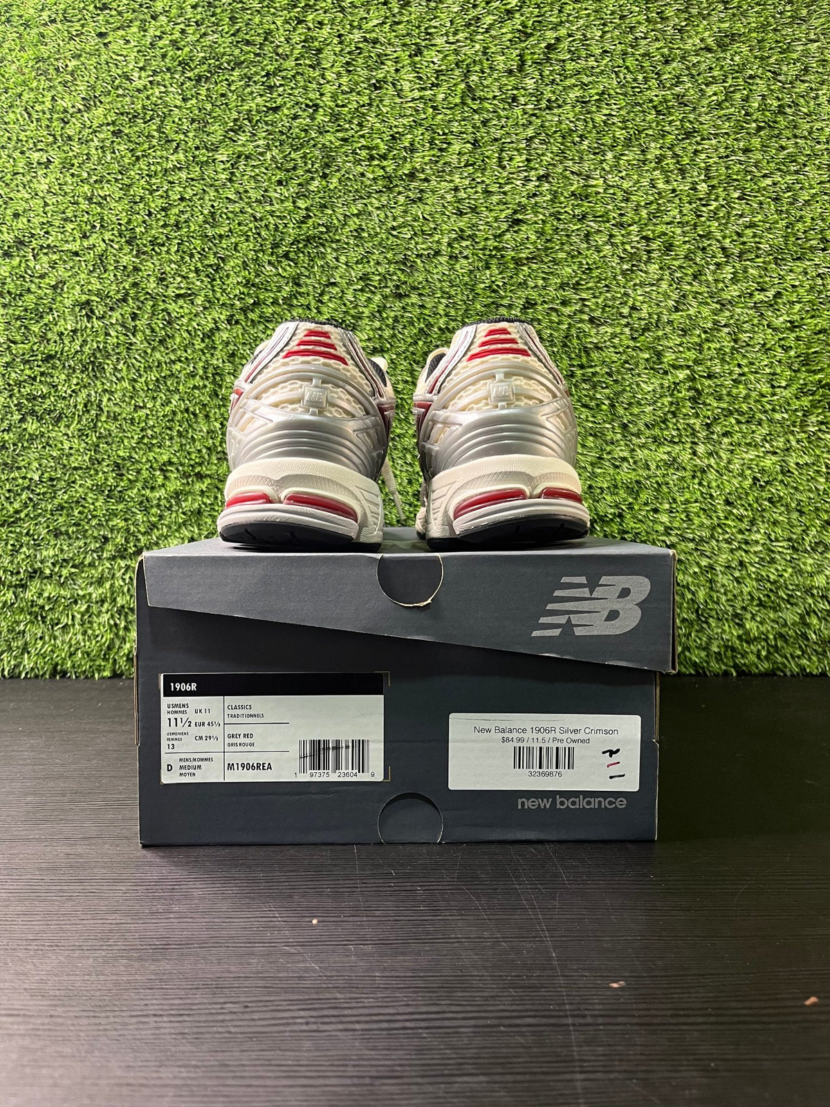 New Balance 1906R Silver Crimson