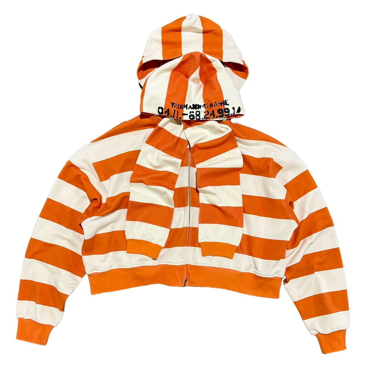 Syair sahaira "Cream sickle" prison hoodie (orange)