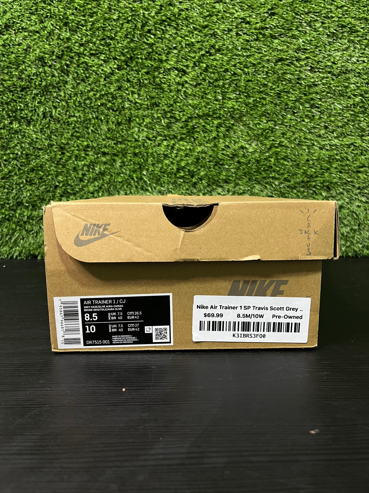 Nike Air Trainer 1 SP Travis Scott Grey Haze