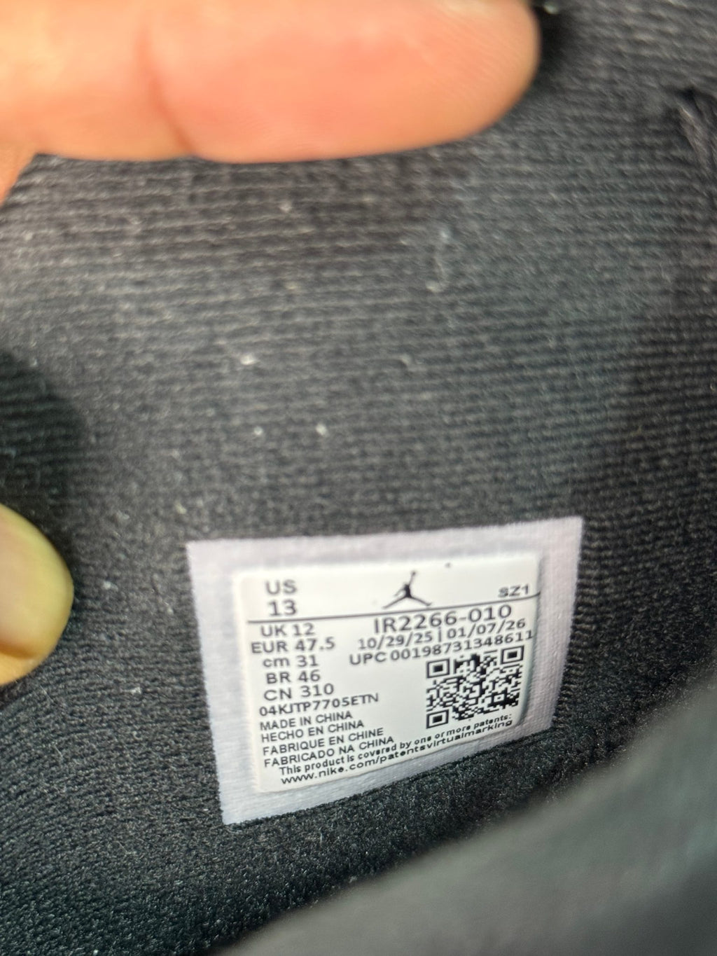 Jordan 6 Retro Cap and Gown