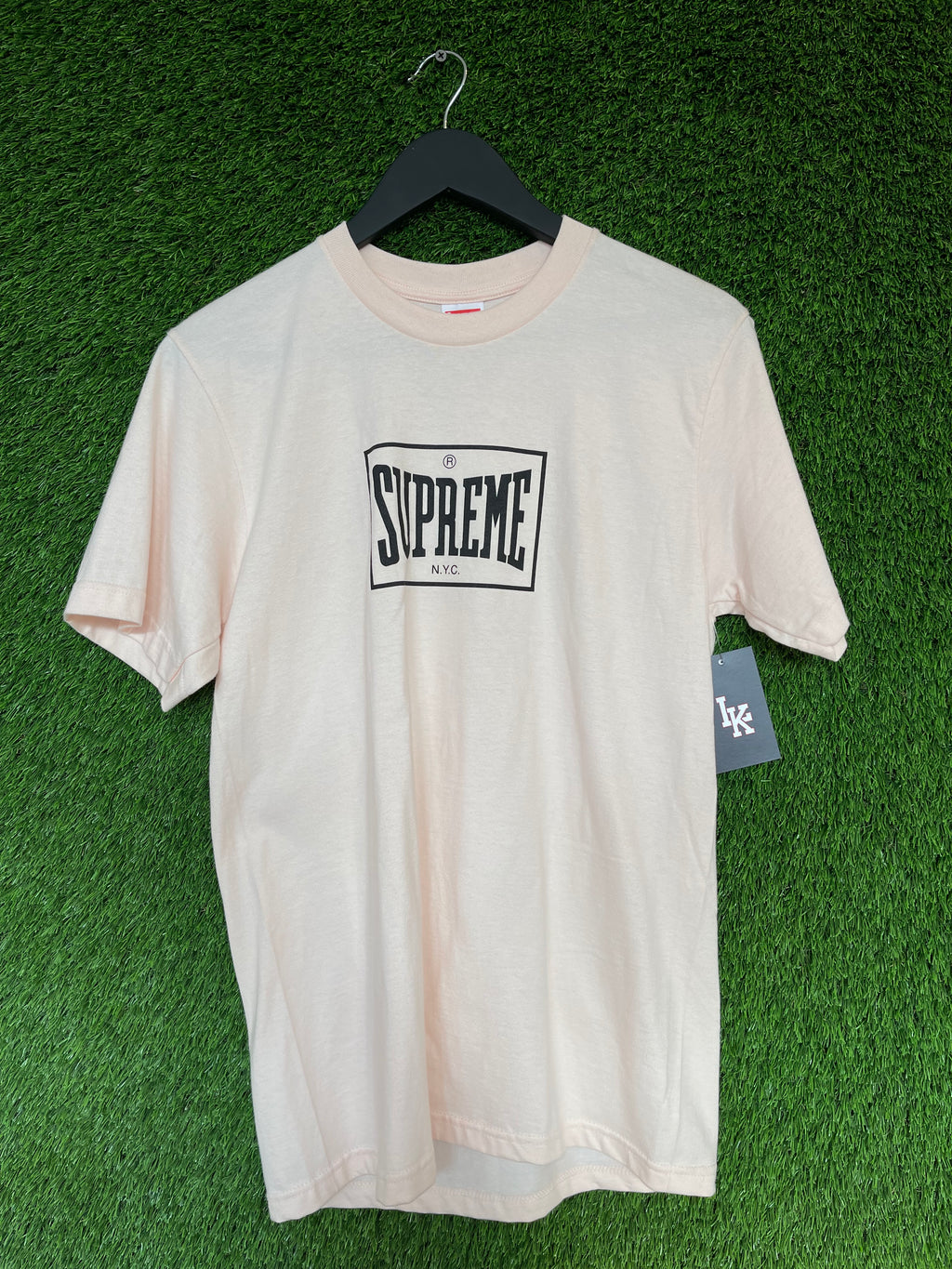 Supreme Warm Up Tee Pale Pink