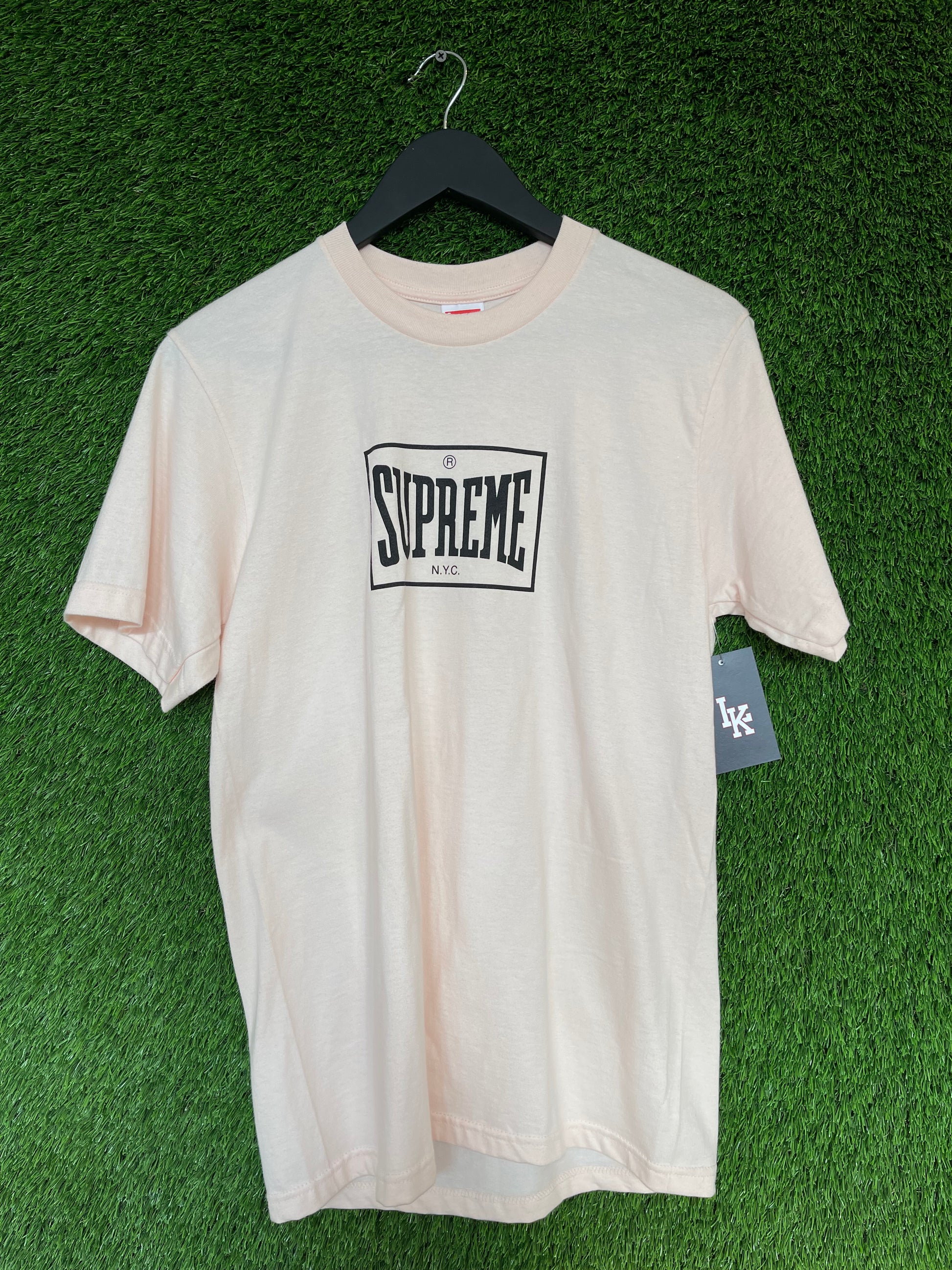 Supreme Warm Up Tee Pale Pink