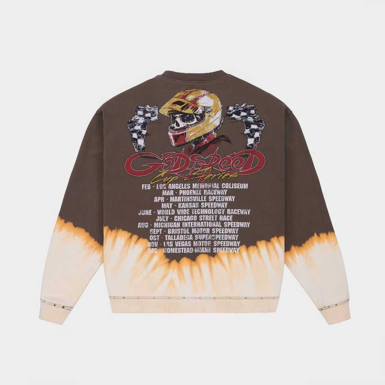 Godspeed F.T.W LS T-shirt Brown Bleached Wash