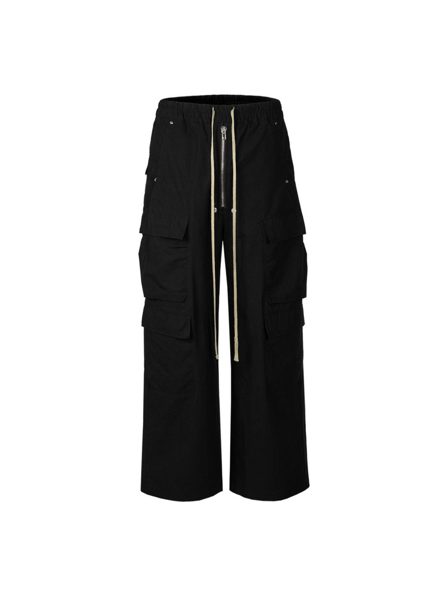 Undeveloped Drawstring Nylon Cargo Pants