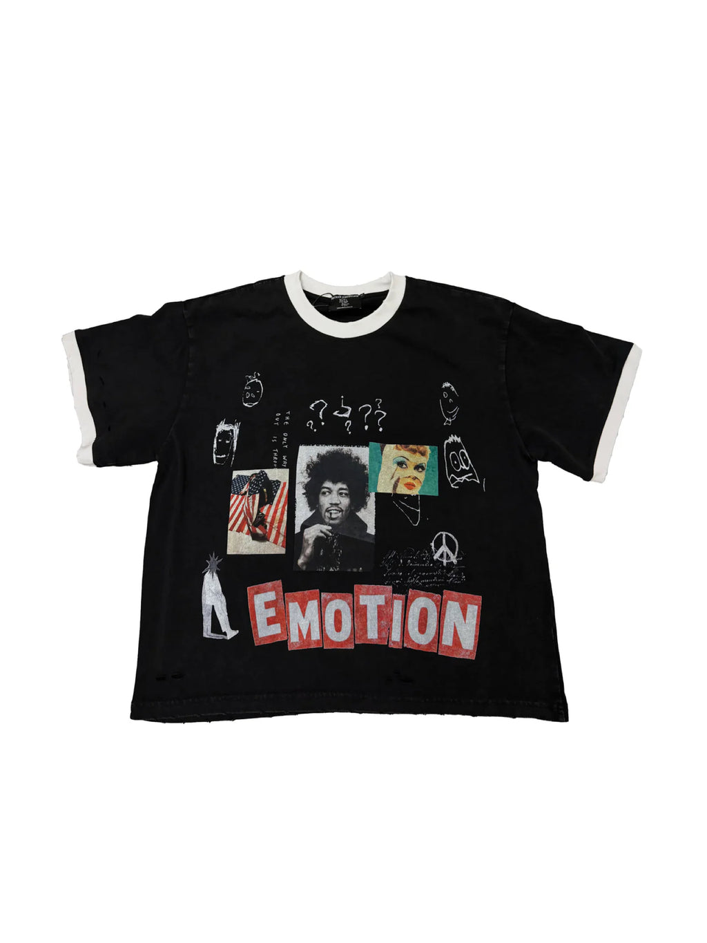 Mixed Emotion Black Static Tee