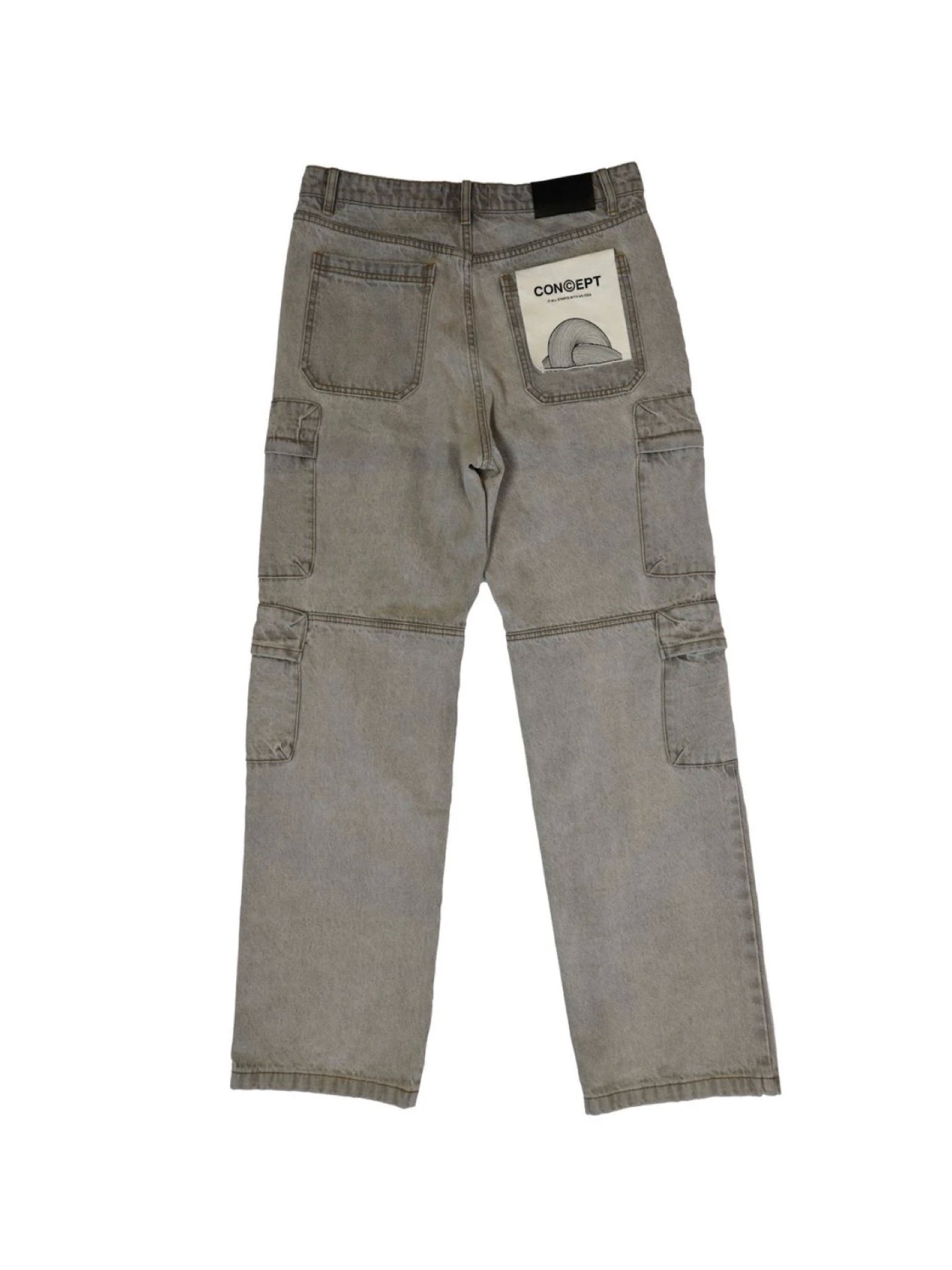 Concept LA Cargo Denim Washed Grey