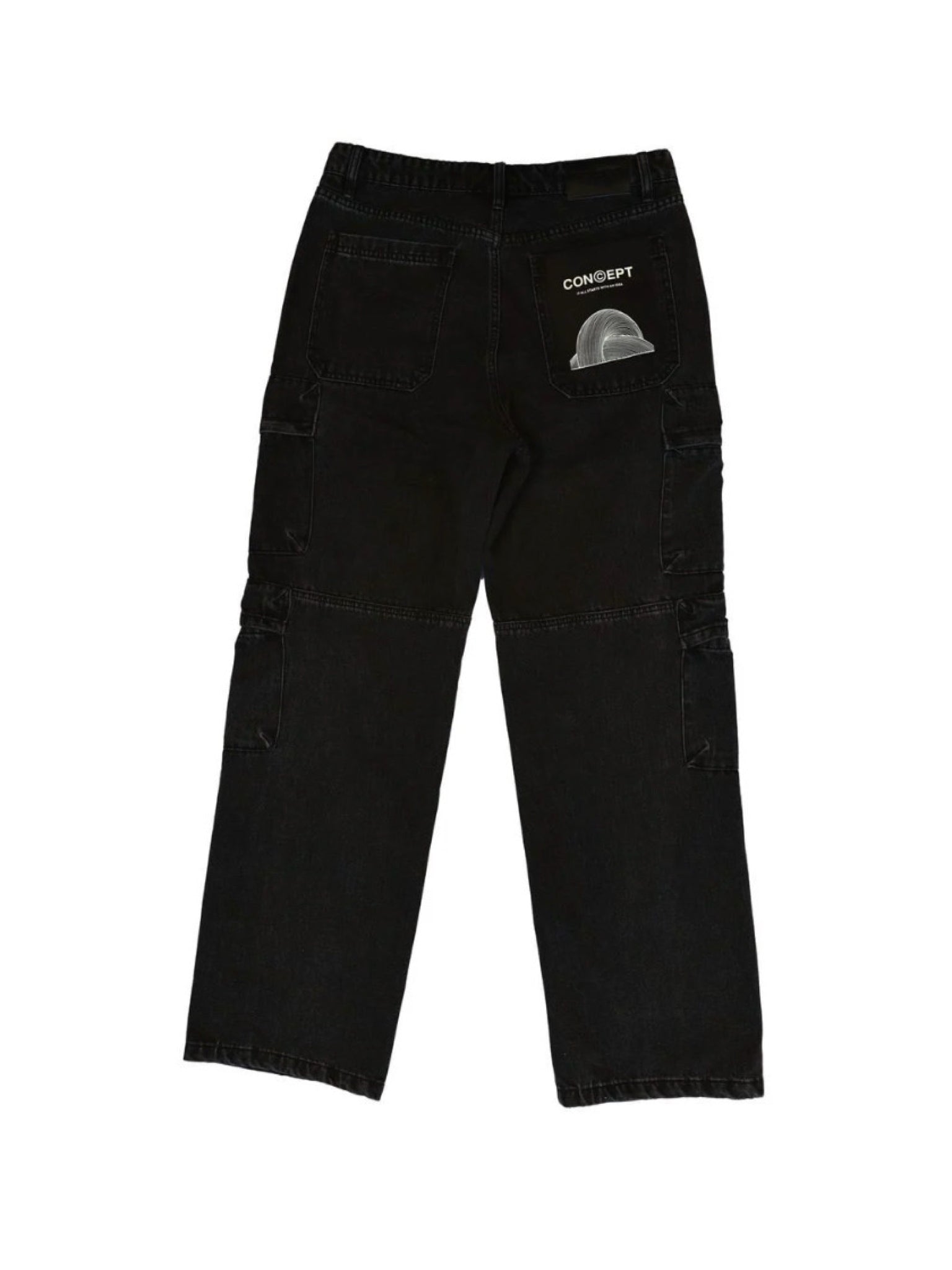 Concept LA Cargo Denim Washed Black