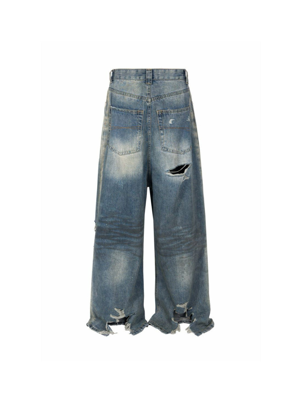 Undeveloped Wideboy Destroyed Denim