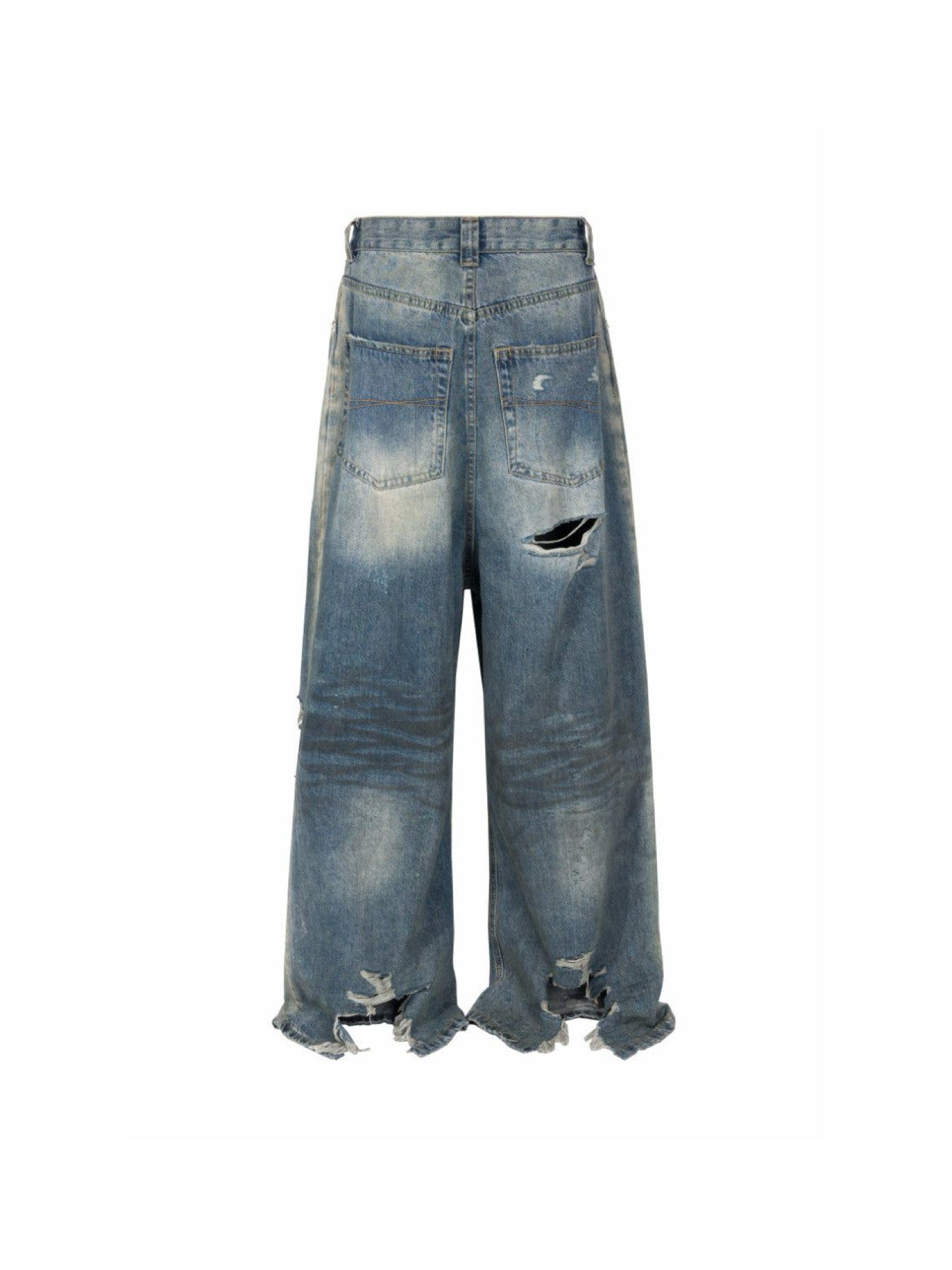 Undeveloped Wideboy Destroyed Denim