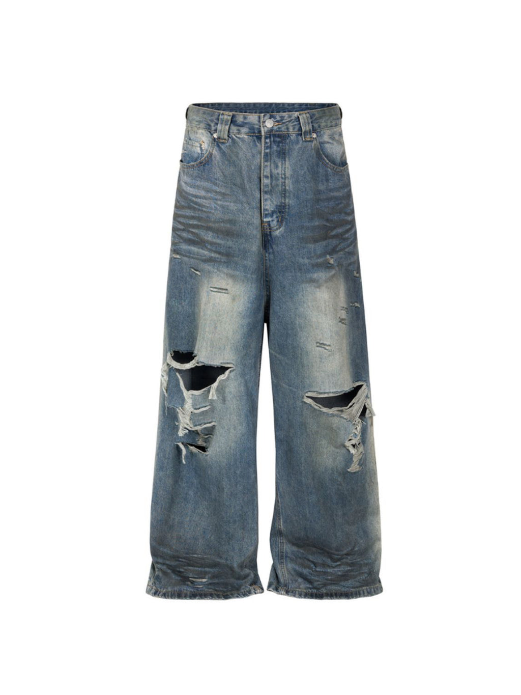Undeveloped Wideboy Destroyed Denim